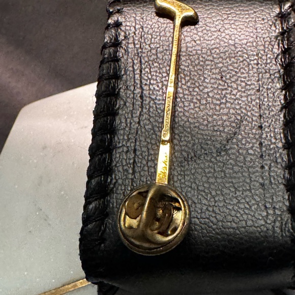 Elegant Scarf and hat Pin in Gold Accent